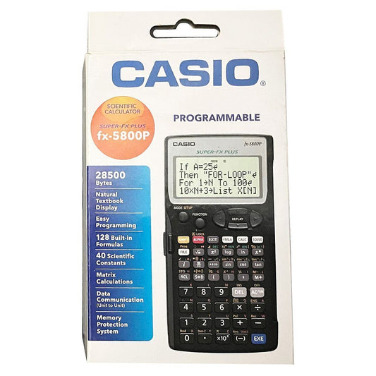Casio FX-5800P Bilimsel Hesap Maki̇nesi̇