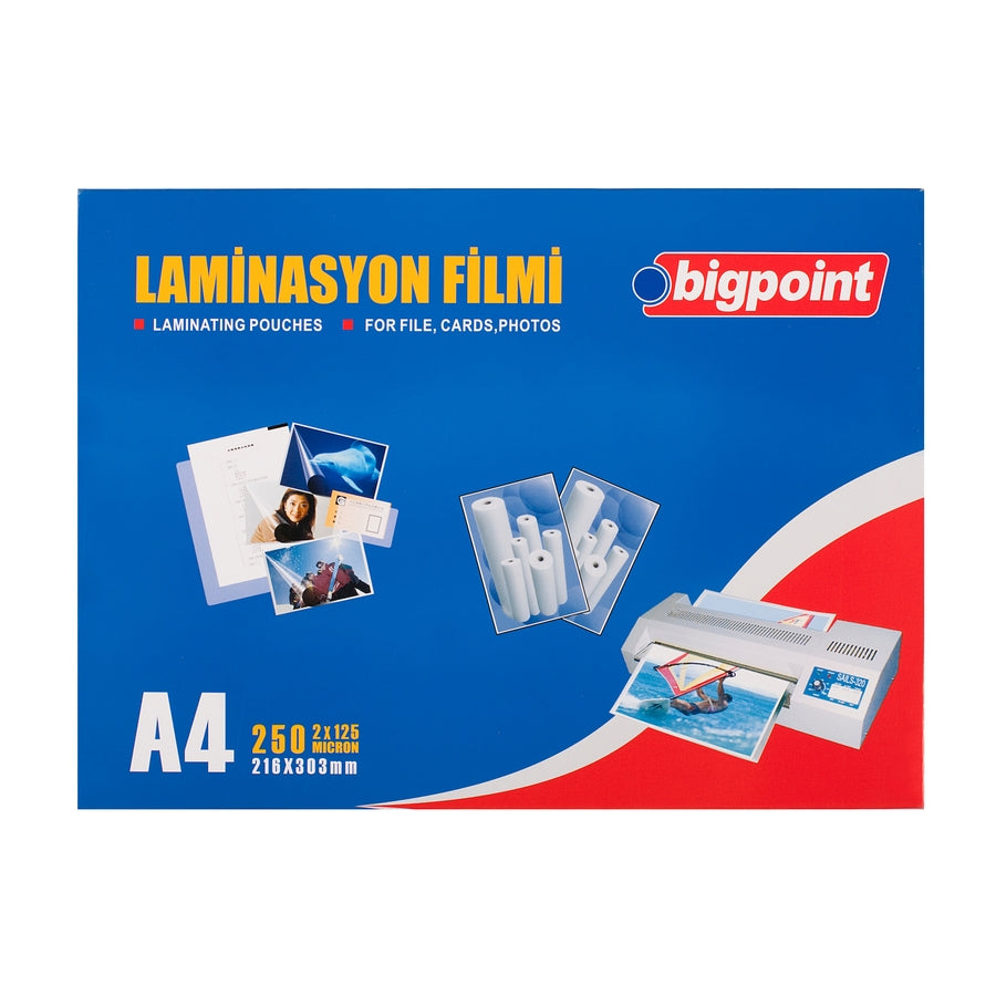 Bigpoint Laminasyon Filmi A4