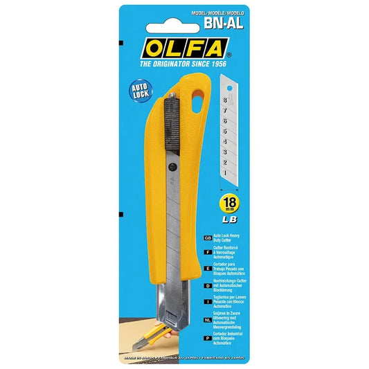 Olfa BN-AL Ergonomik Gövdeli Maket Bıçağı 18mm