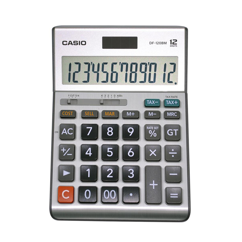 Casio Hesap Maki̇nesi̇ Masaüstü Df-120Fm 12 Haneli