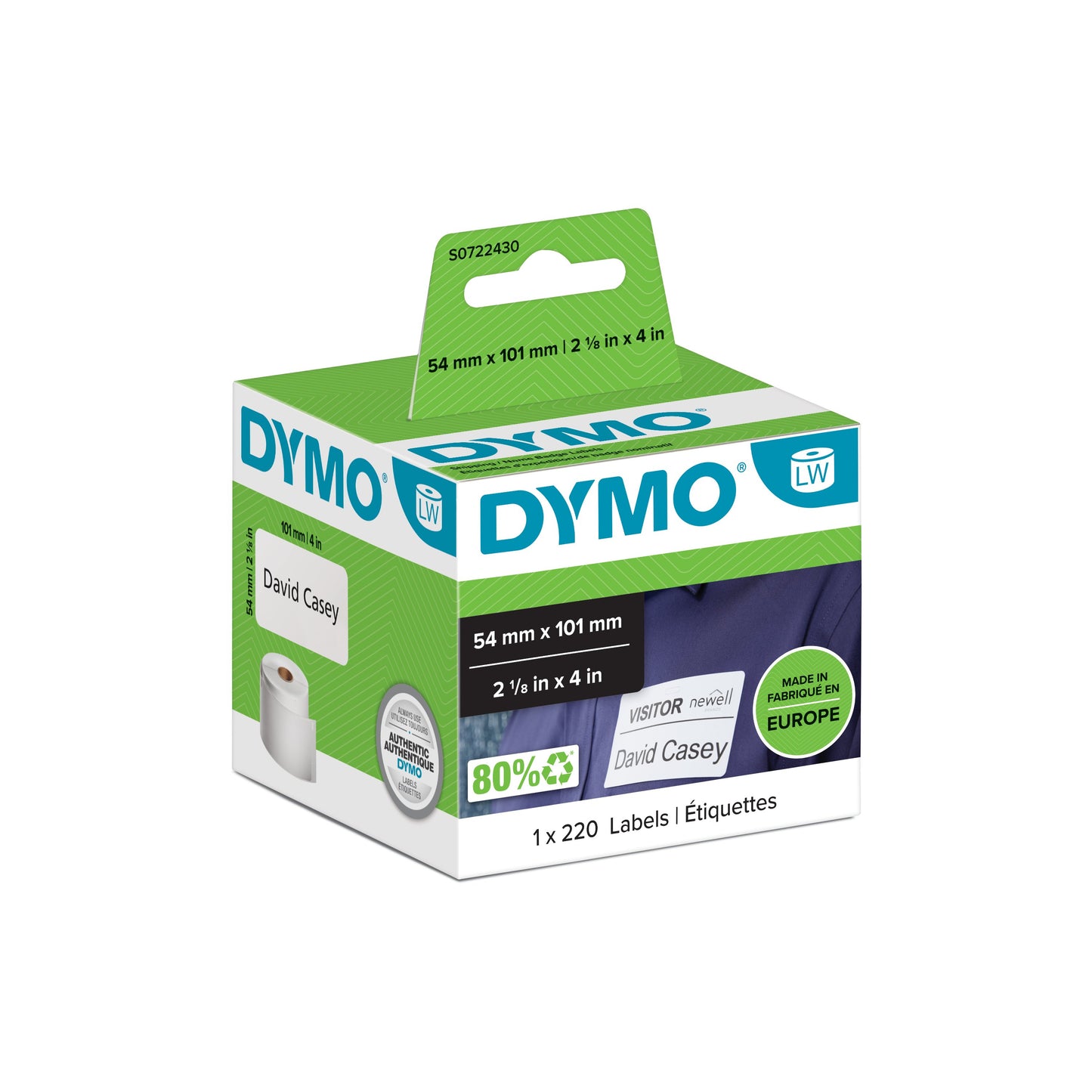 Dymo Label Writer Adres Etiketi 101x54 MM 99014