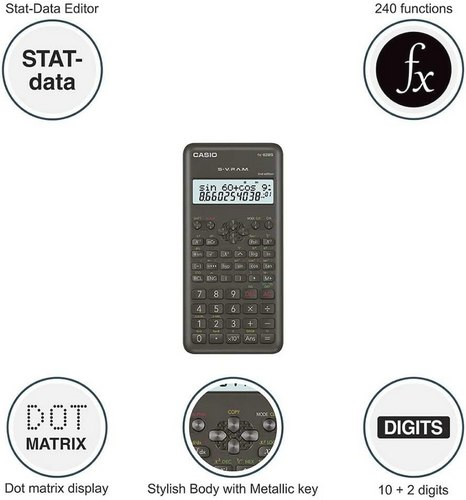 Casio Bi̇li̇msel Hesap Maki̇nesi̇ Fx-82MS (2.Nesi̇l)