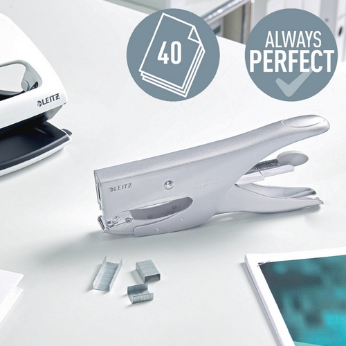 Leitz 5549 Zımba Makinesi Pens Tipi Gri 24/6