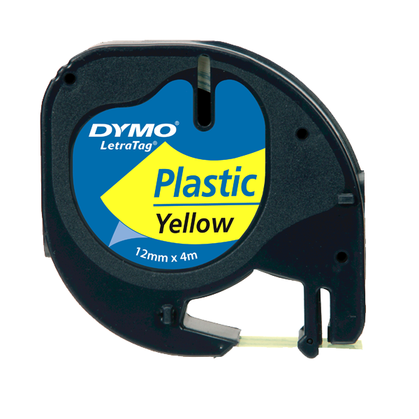 Dymo Letratag Plastik Etiket