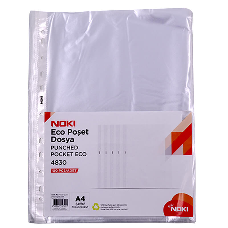 Noki Poşet Dosya Eco 4830 100'lü Paket