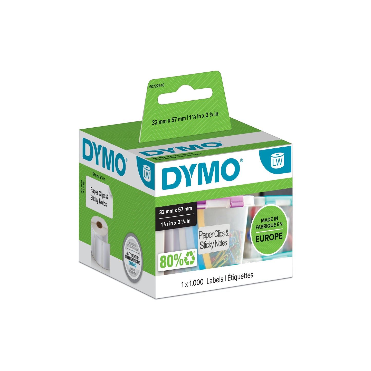 Dymo Label Writer Çok Amaçlı Etiket 1000 Lİ 57x32 11354