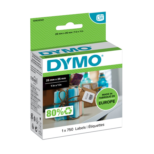 Dymo Label Writer Çok Amaçlı Etiket 750'li 25x25 S0929120