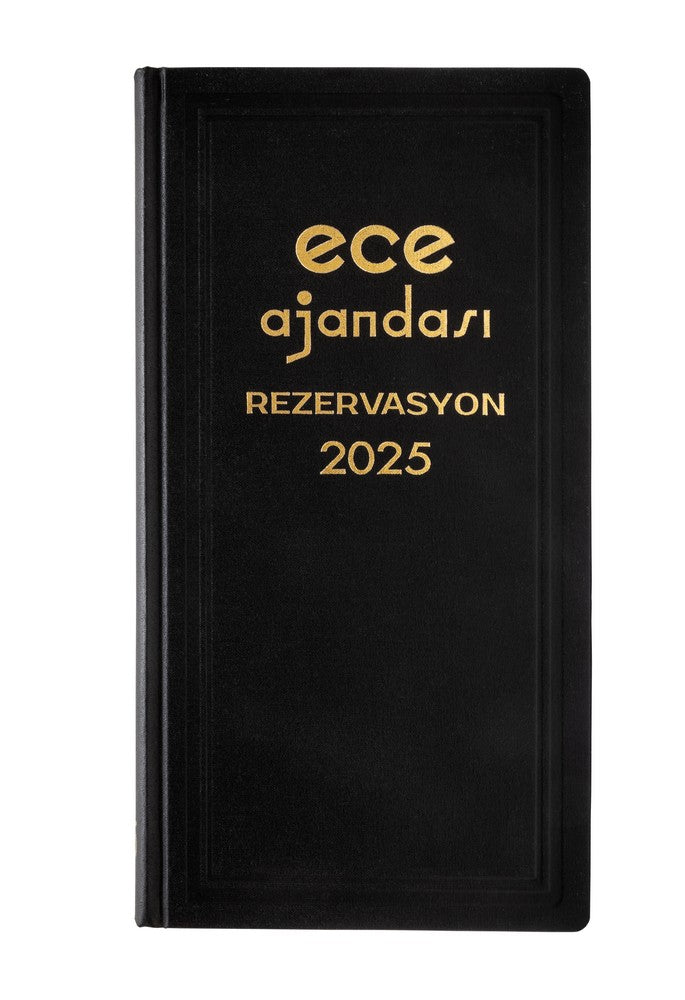 Ece Rezervasyon Ajandası Avrasya 2025 17x33