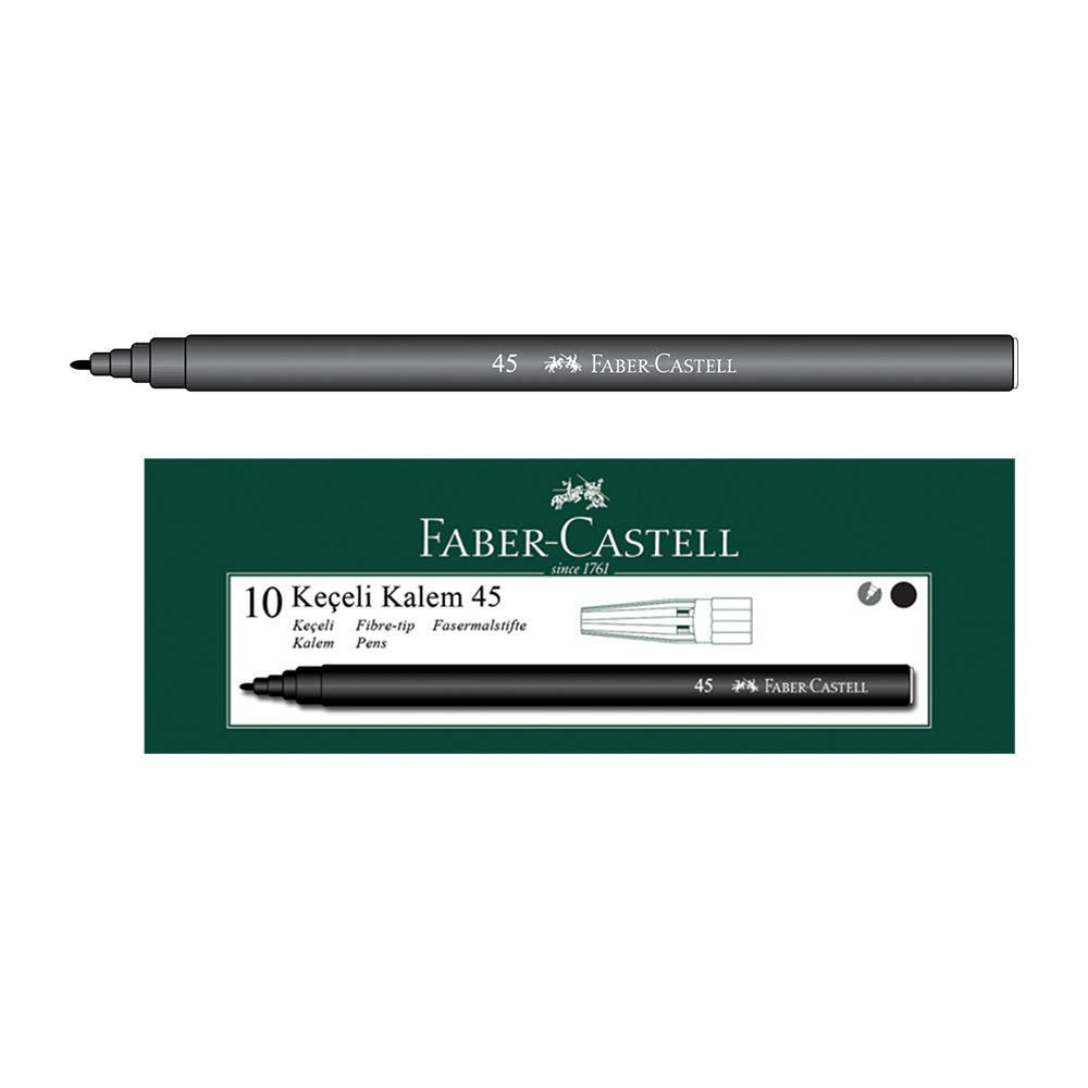 Faber-Castell Keçeli Kalem 45 (10'lu Kutu)