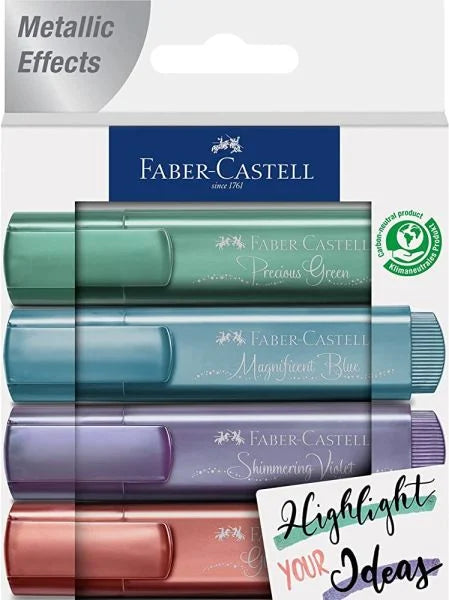 Faber-Castell Metalik Fosforlu Kalem Seti