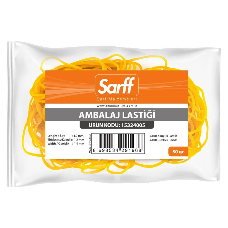 Sarff Ambalaj Lastiği 50GR